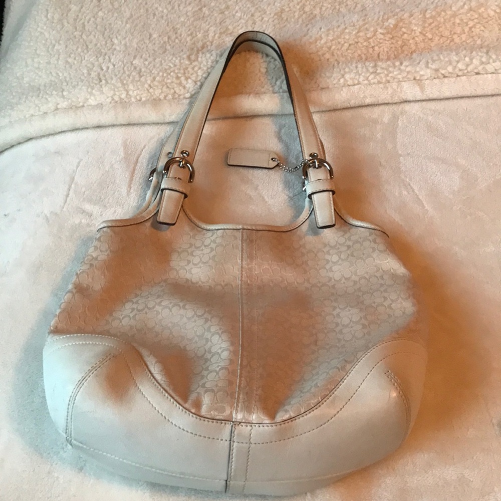 White Coach Bag